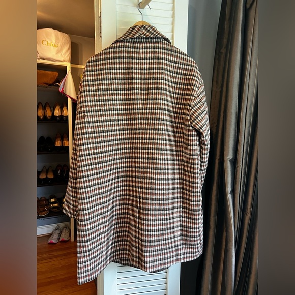 Avec Les Filles Plaid Shawl Collar Coat - Picture 11 of 11